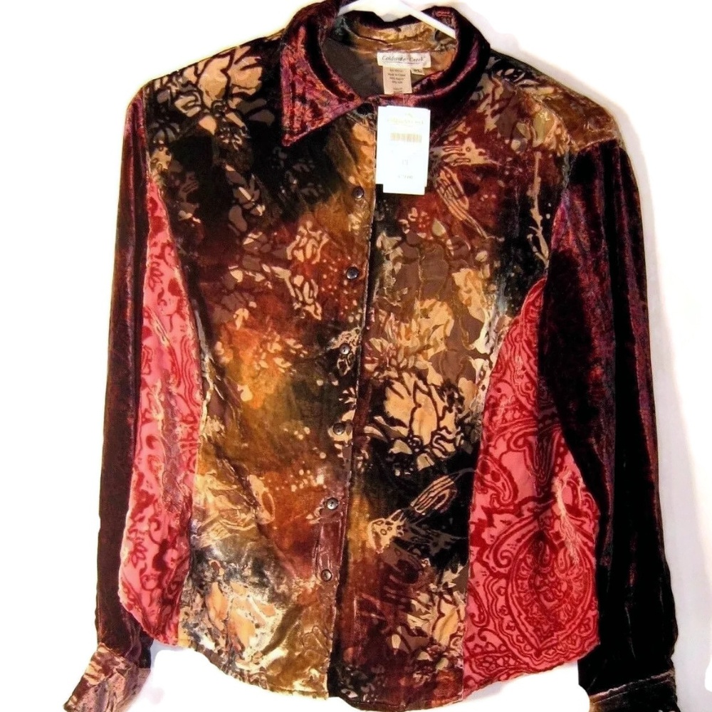 Womens Size 14-16 P  Button Down Shirt